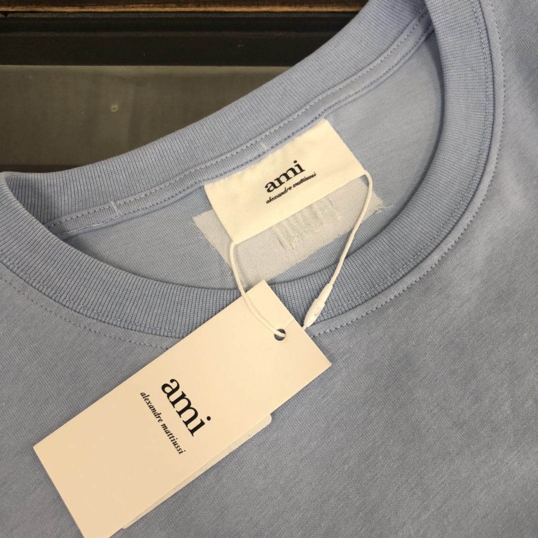 人気定番ラミーシャツｎ級品 Tシャツ 人気トップス 純綿 刺繡 シンプル ブルー_3