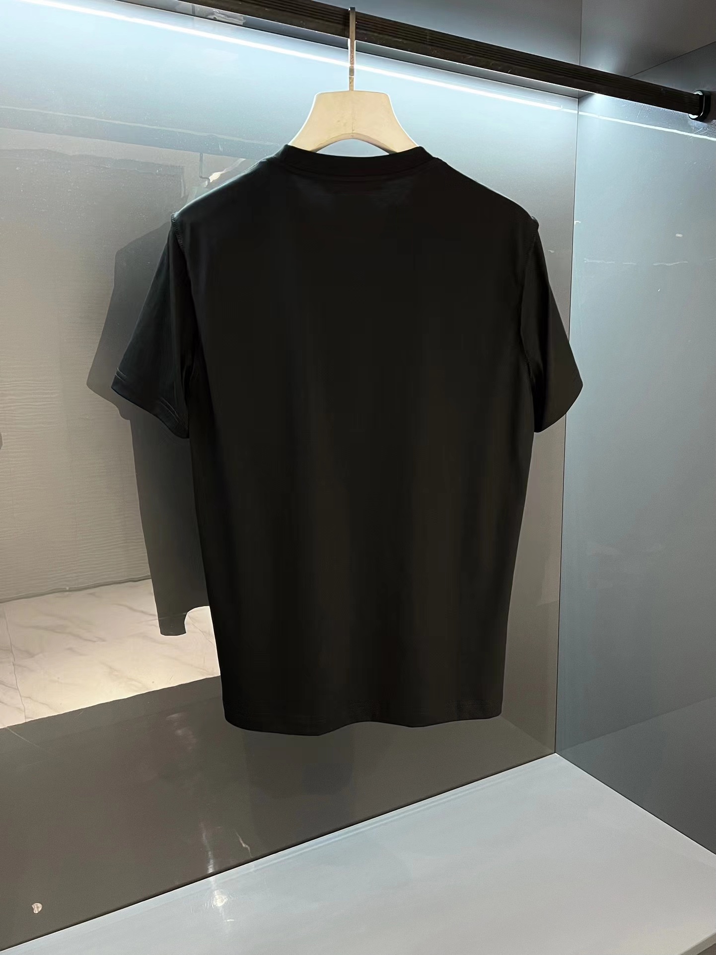 抜群な存在感 ロサンゼルスアパレル ロンt偽物 Tシャツ 純綿 トップス シンプル ファッション ブラック_2