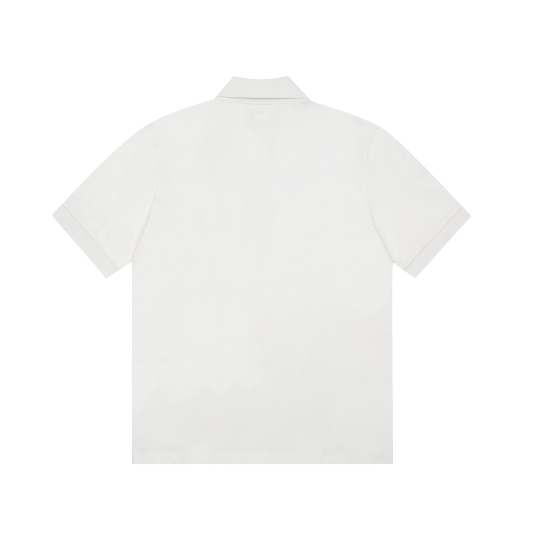 お買い得豊富なamiri アミリコピー 純綿 ポロシャツ トップス シンプル 人気ファッション ホワイト_2