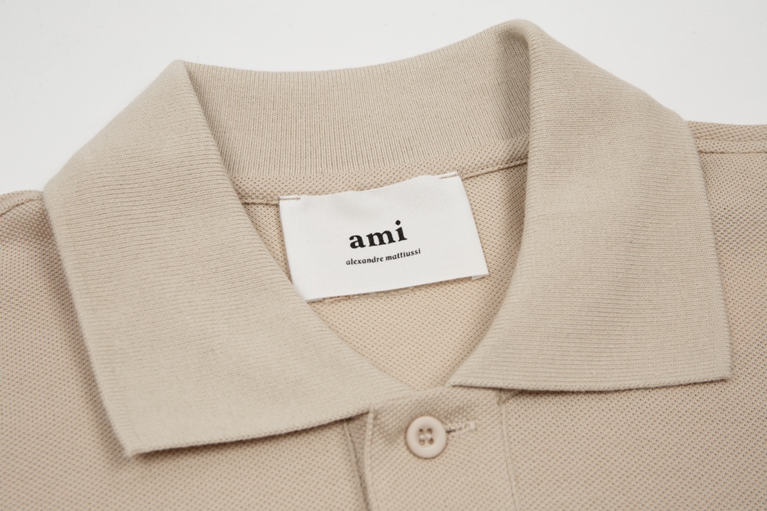 amiri 取り扱い 店舗激安通販 純綿 ポロシャツ トップス シンプル 人気ファッション ピンク_3