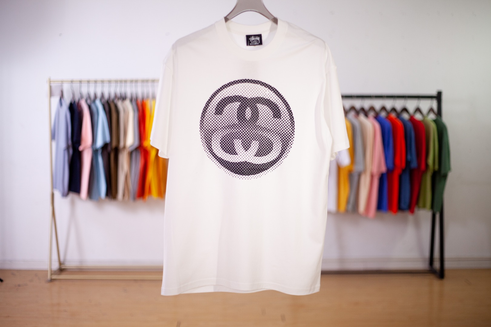 新作入荷格安 ステューシーtシャツサイズ感激安通販 短袖 トップス 純綿 ロゴプリント 6色可選_4