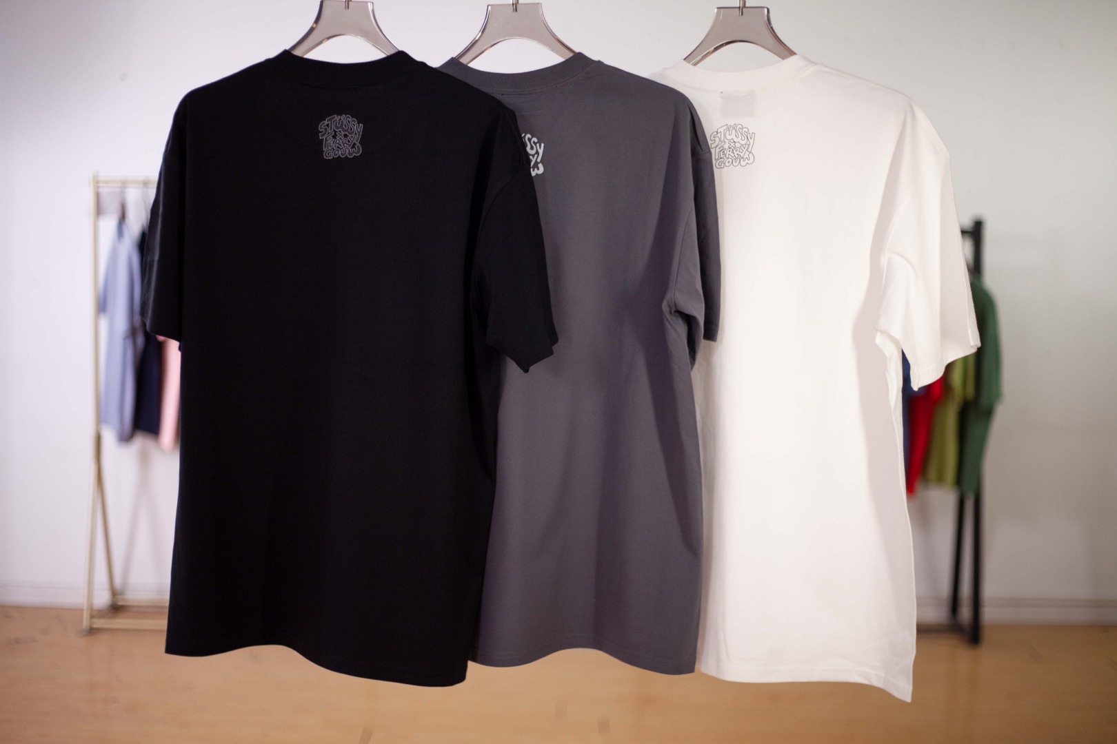 新作ステューシーtシャツ値段ｎ級品 短袖T トップス 純綿 柔らかい 漫画プリント 3色可選_2