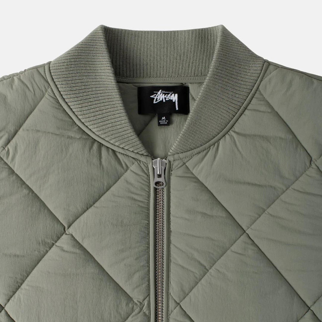 2024定番人気 ステューシージャケット激安通販 長袖 厚いトップス 暖かい サイコロプリント 2色可選_14