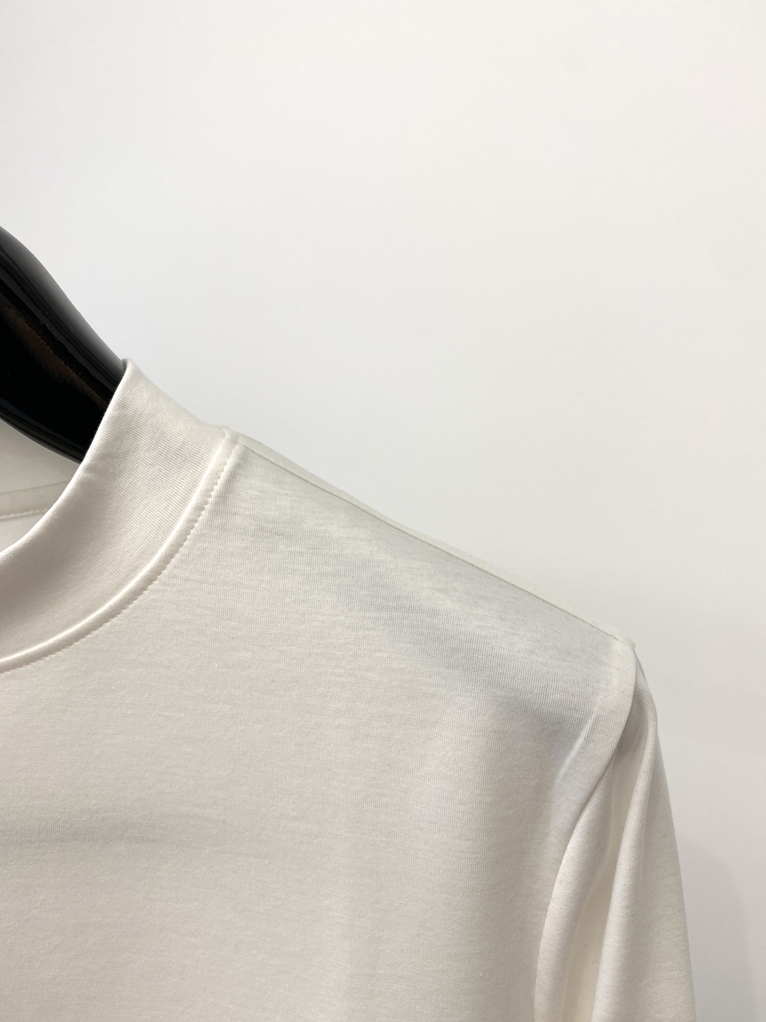 メンズ デサントtシャツ偽物 シンプル 柔らかい 長袖 トップス 純綿 3色可選 ホワイト_4