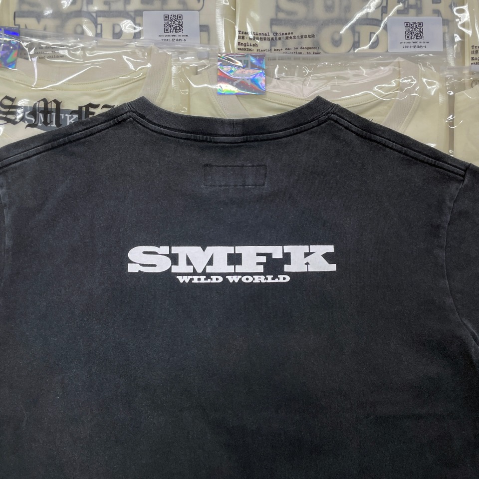 smfkコピー 短袖トップス 人気新品 カジュアルTシャツ 品質保証 ファッション 2色可選 ブラック_6