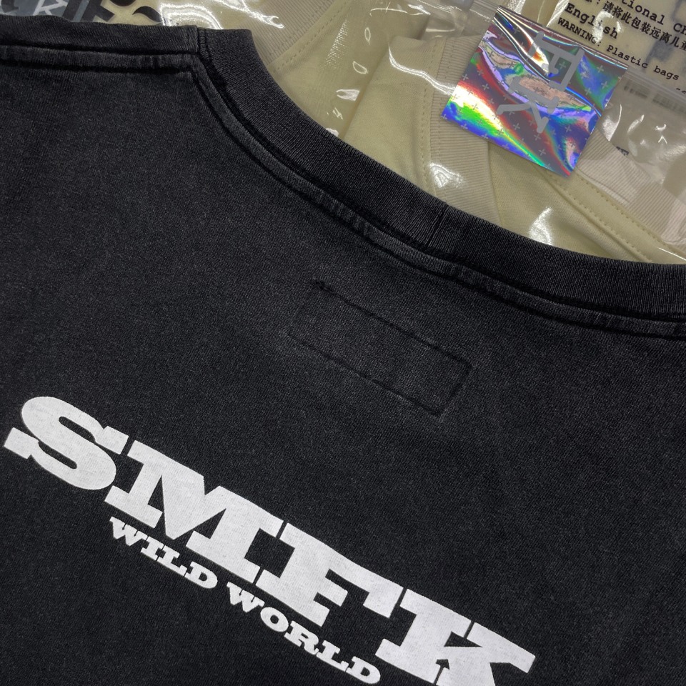smfkコピー 短袖トップス 人気新品 カジュアルTシャツ 品質保証 ファッション 2色可選 ブラック_8