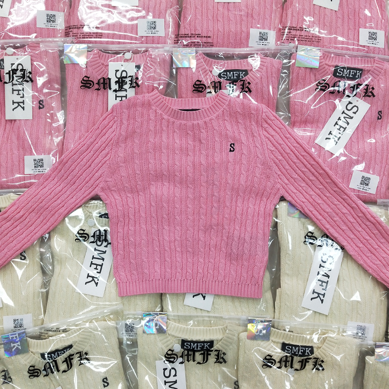 SMFK sm2ニットスーパーコピー人気 ショットセーター ファッション カラフル 2色可選 ピンク_2