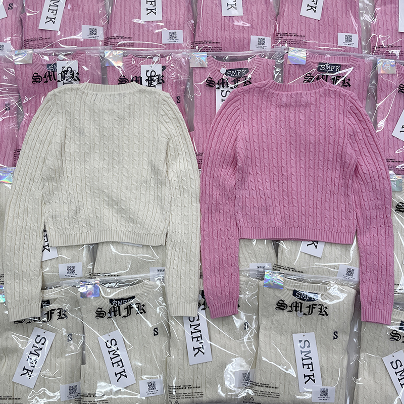 SMFK セーターマシーン偽物人気 ショットセーター ファッション カラフル 2色可選 ホワイト_1