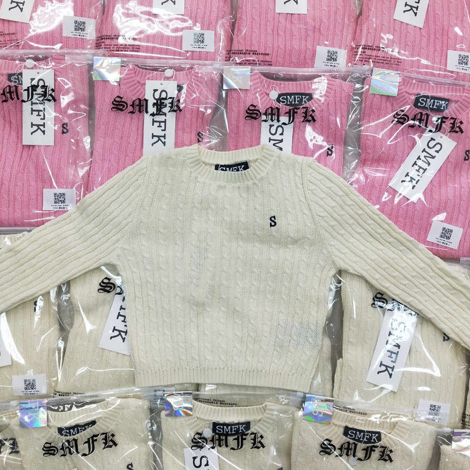 SMFK セーターマシーン偽物人気 ショットセーター ファッション カラフル 2色可選 ホワイト_2
