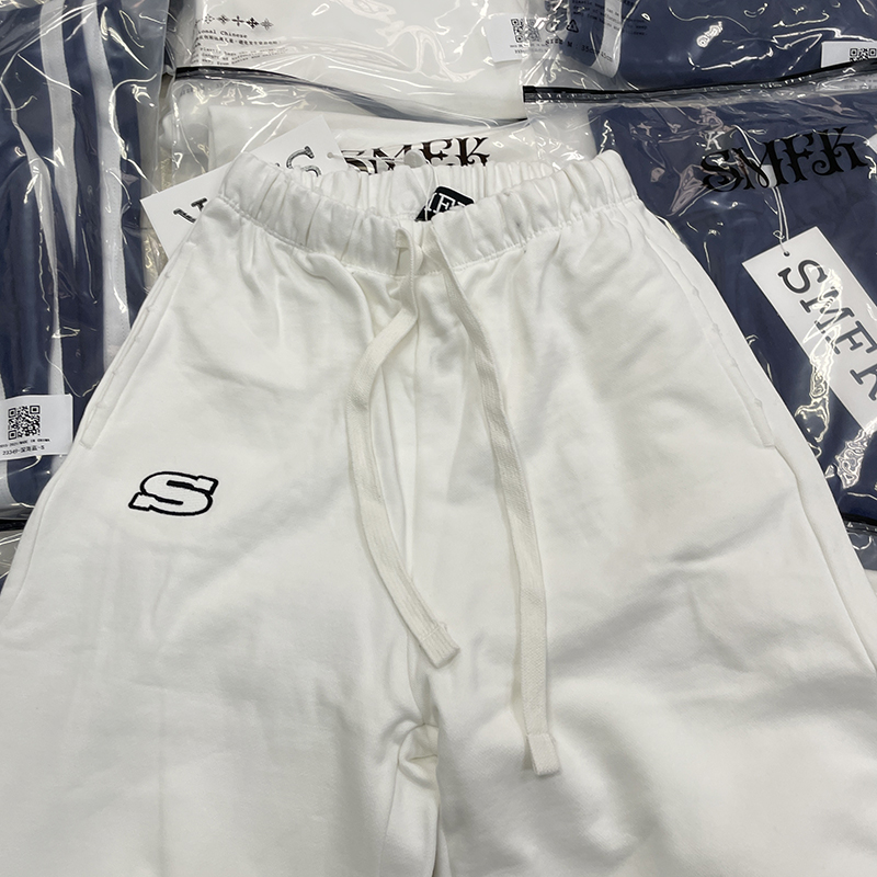smfk ズボンセットアップｎ級品 筒形ズボン人気 カジュアルパンツ ファッション ホワイト_4