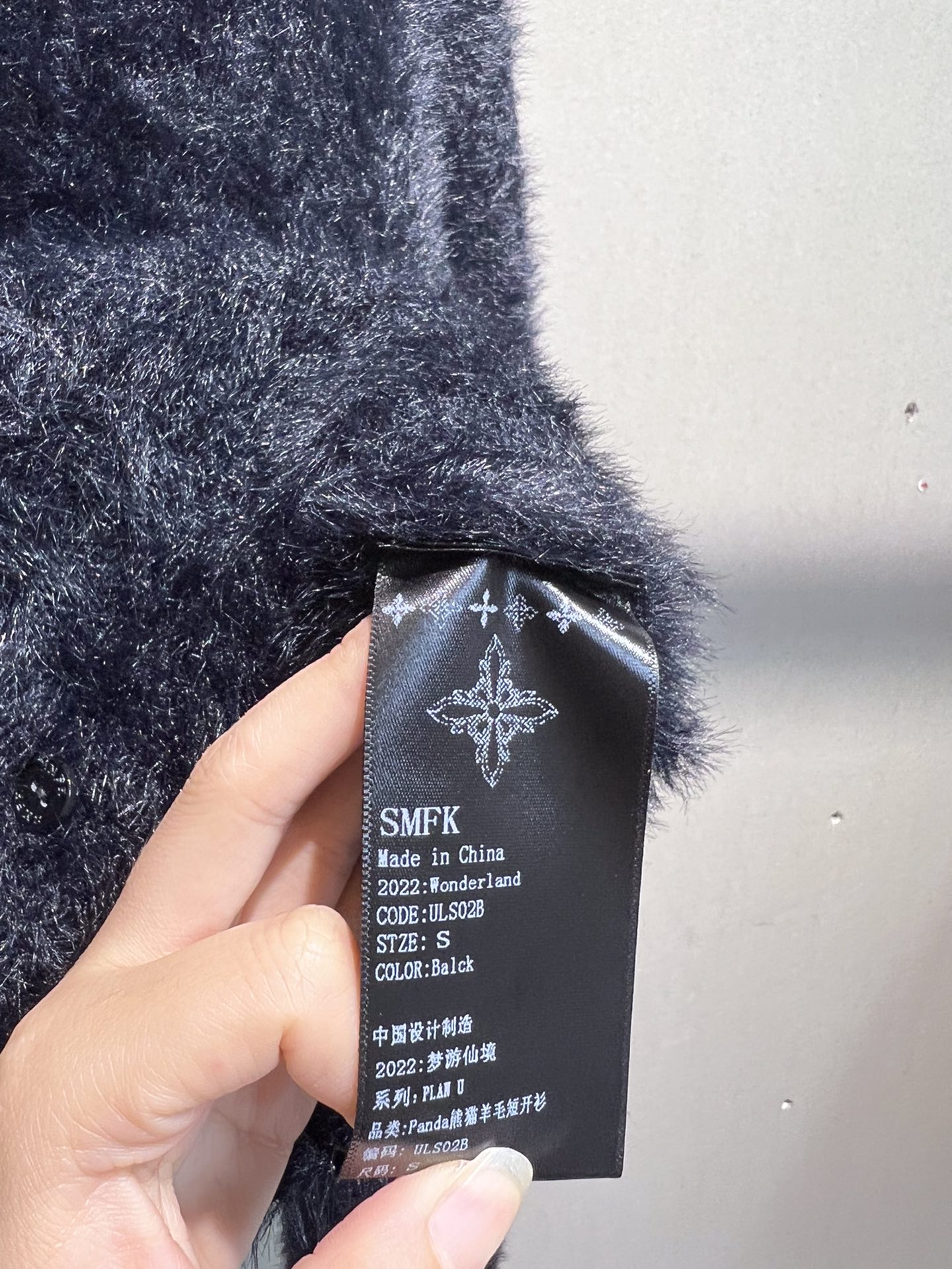 大活躍 SMFKセーター素材ｎ級品 暖かい ウール 柔らかい ショット セクシー シンプル ブラック_7