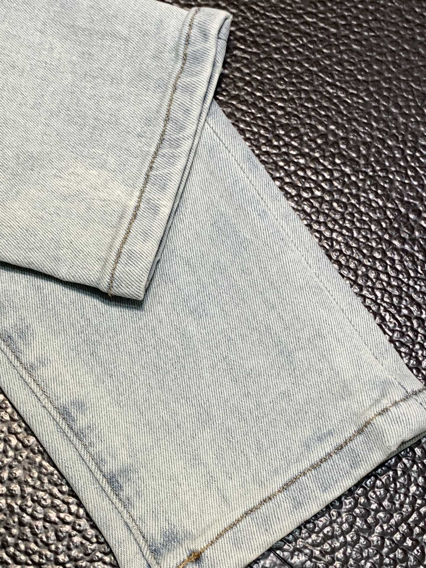 存在感のあるジーンズ505スーパーコピー カジュアルズボン ファッション 春秋服 デニム 修身 ダメージ ブルー_8