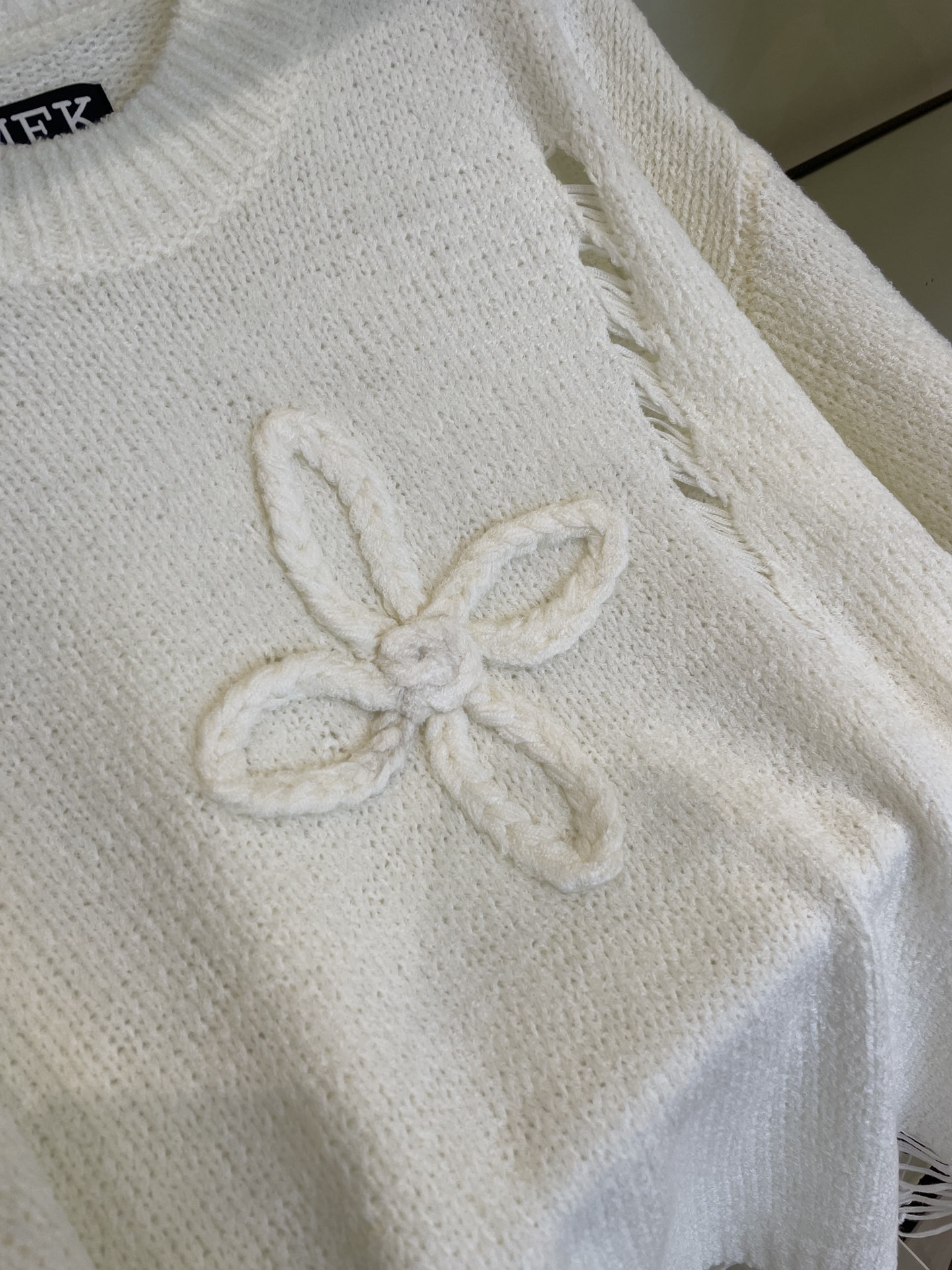 SMFKセーター メーカーコピー 長袖トップス ニット シンプル 暖かい ゆったり 品質保証安い ホワイト_4