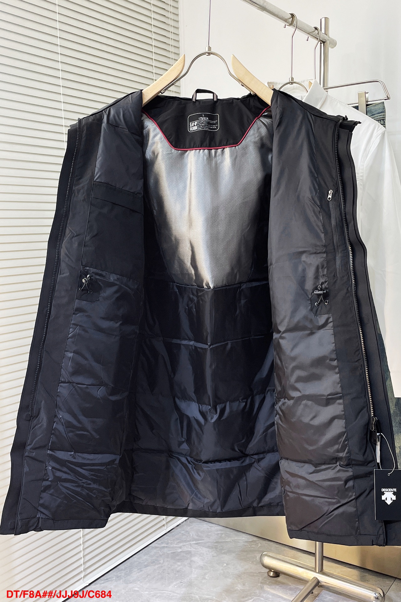 デサント ジャケット セットアップスーパーコピー ファッション 快適 ダウン ロング 暖かい ブラック_2