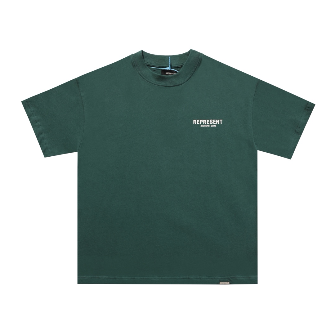 REPRESENT tシャツ リプリントコピー 純綿 トップス 夏新品 ファッション シンプル グリーン_1