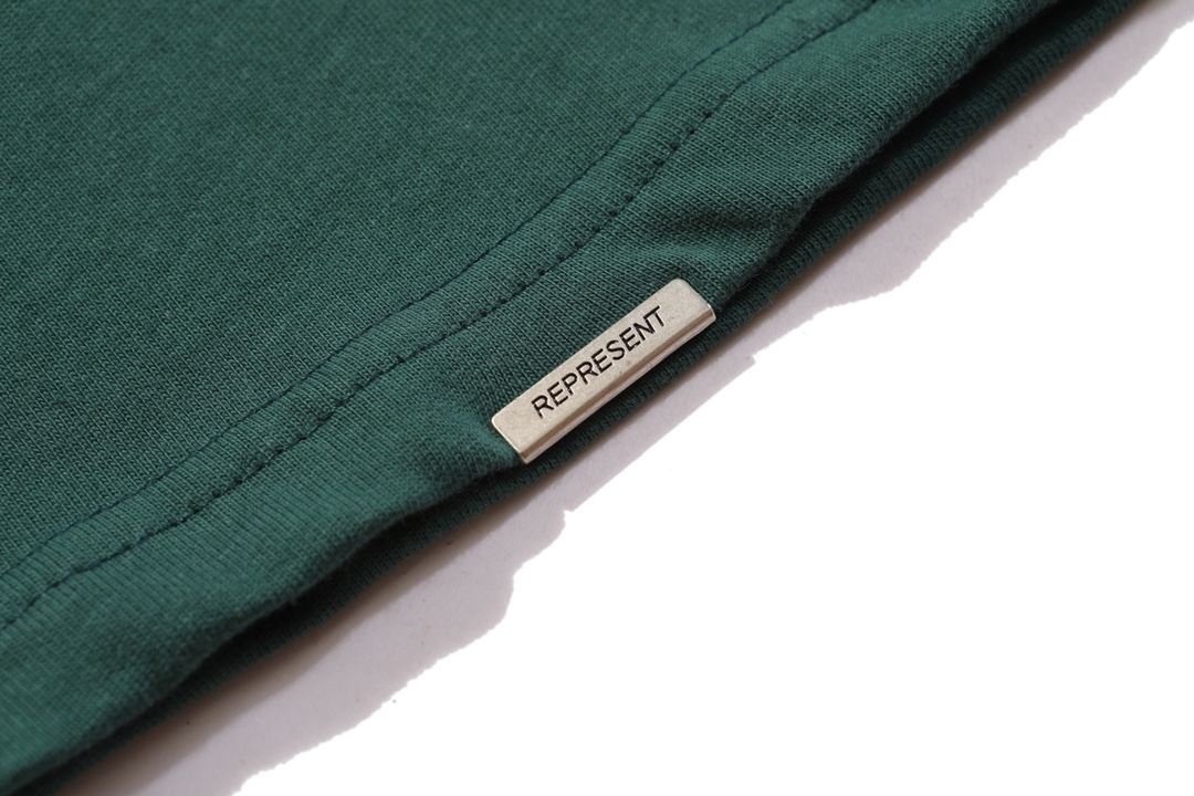REPRESENT tシャツ リプリントコピー 純綿 トップス 夏新品 ファッション シンプル グリーン_3