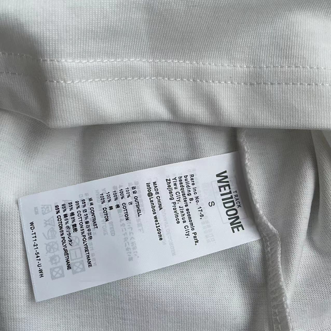 we11done トップウェディングｎ級品 人気新品 純綿 品質保証 ゆったりトップス 半袖 シンプル 2色可選_7