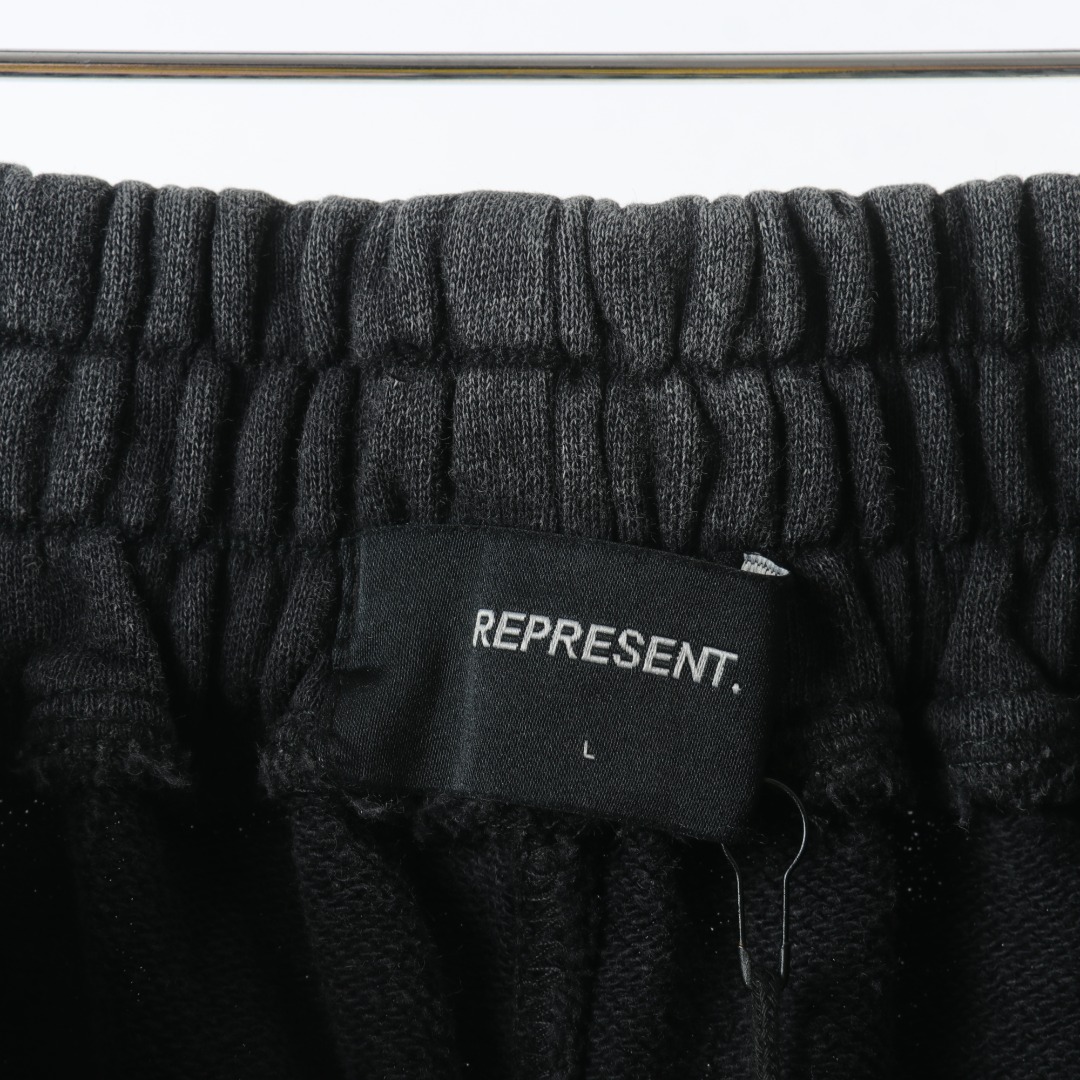 REPRESENT ズボンプレッサー 服偽物 カジュアルズボン HOT品質保証 パンツ シンプル 人気もの ブラック_4