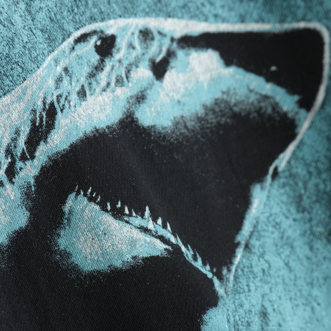 REPRESENT パーカープレゼント意味激安通販 カジュアルトップス 人気もの フード付き 純綿 サメ ブラック_5