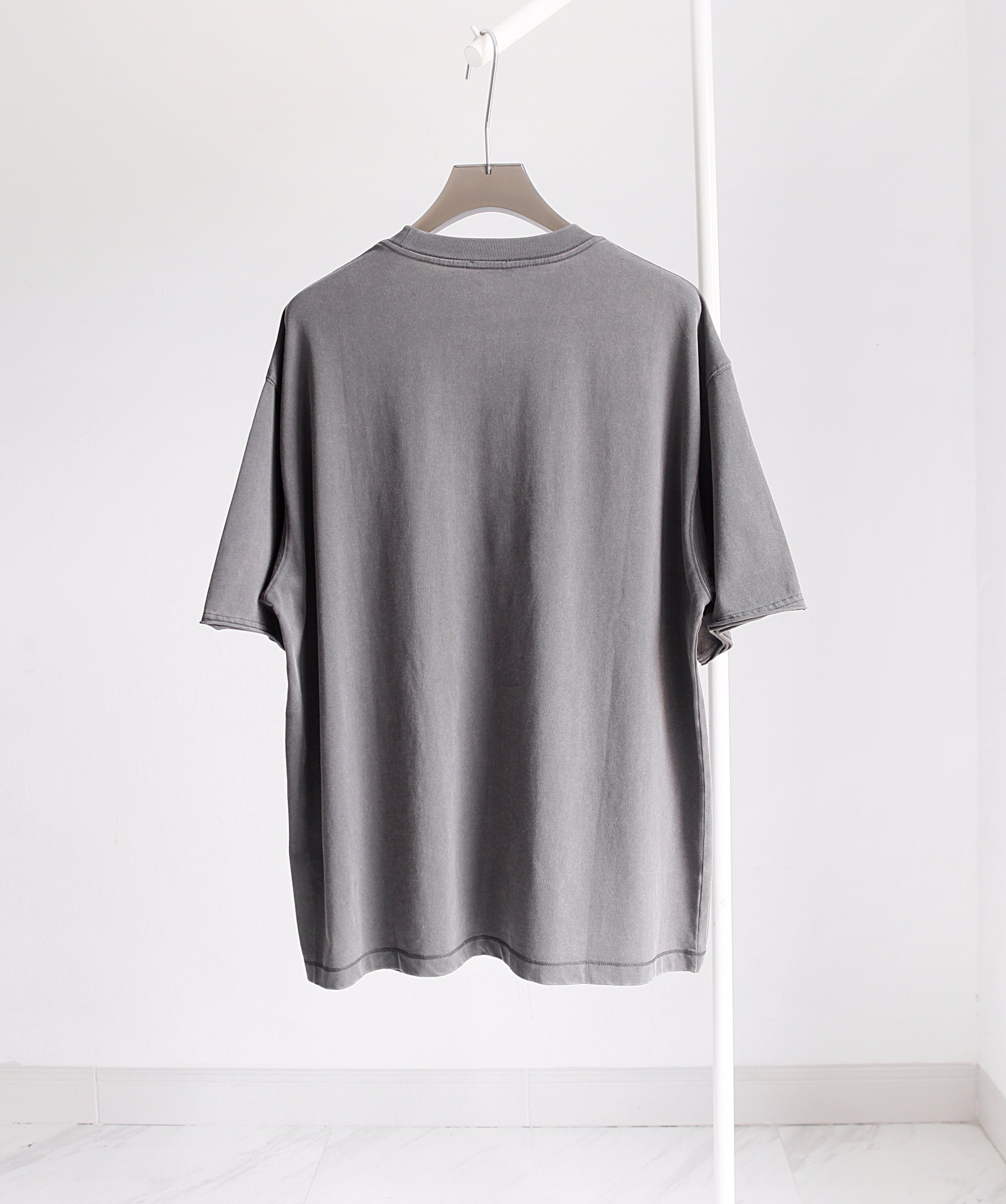 WE11DONE tシャツヘビーウェイトｎ級品 純綿 人気 トップス 短袖 品質保証安い 柔らかい 2色可選 グレイ_3