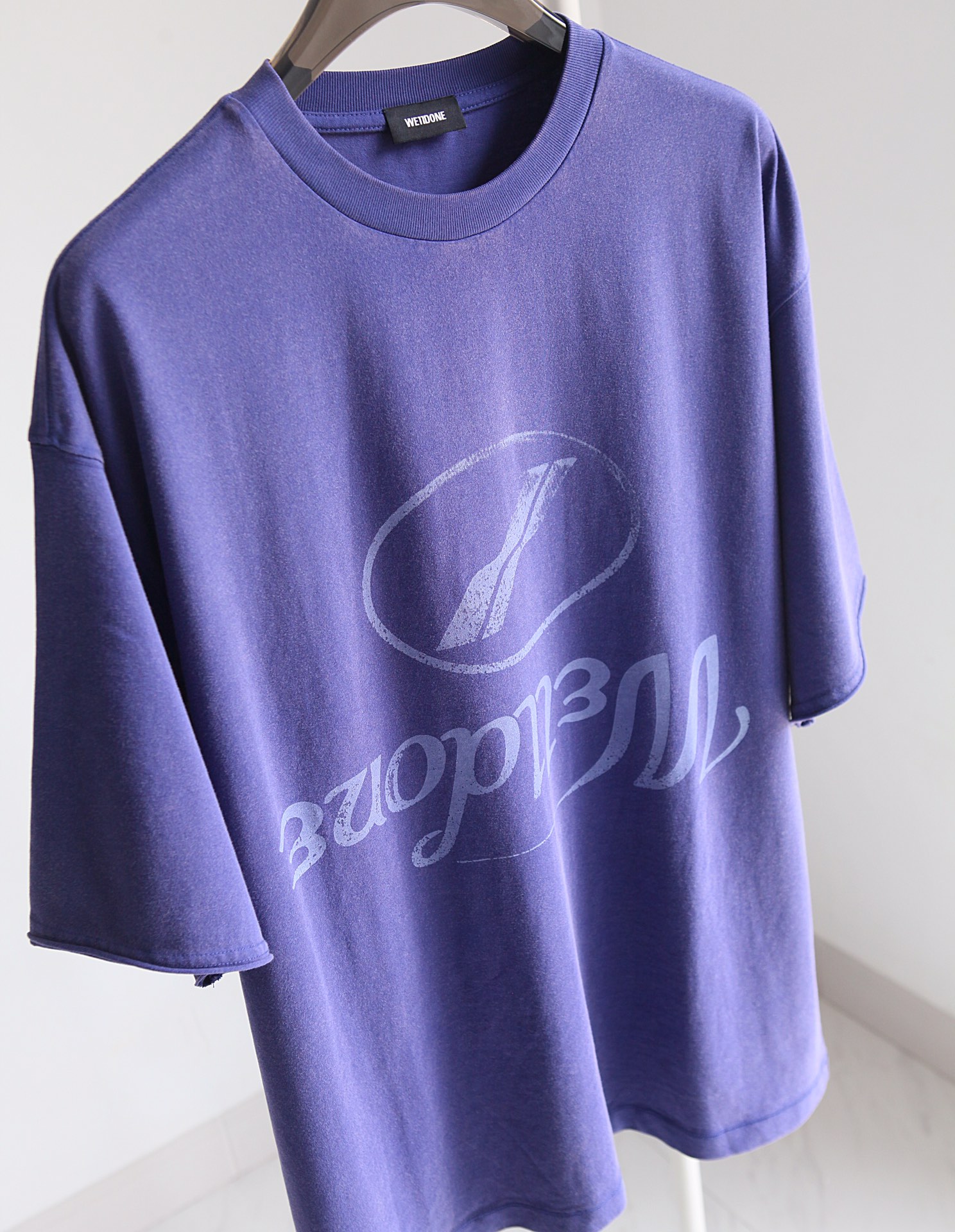 WE11DONE ウェルダントップス激安通販 純綿 人気 Tシャツ 短袖 品質保証安い 柔らかい 2色可選 ブルー_6