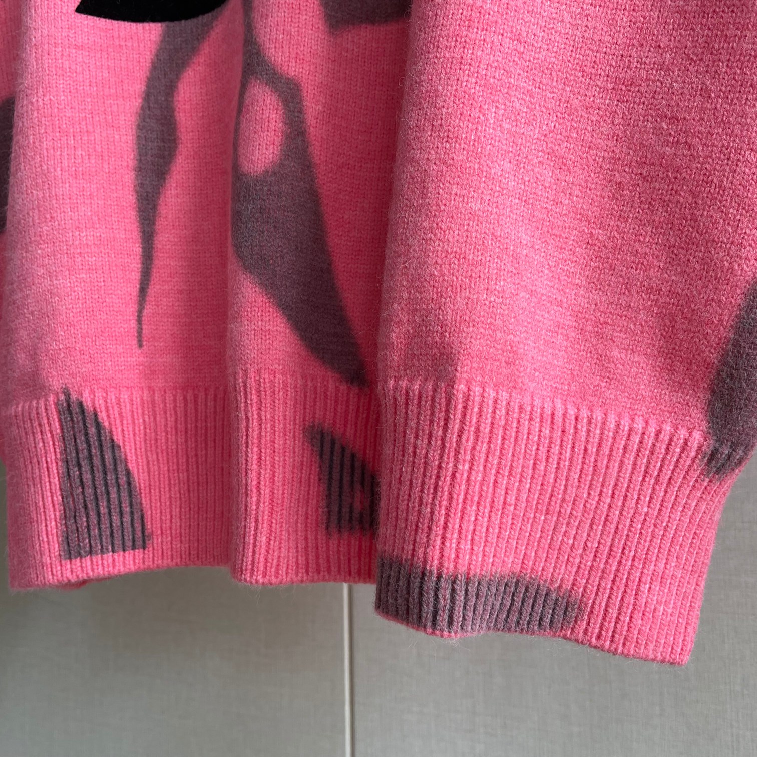 WE11DONE アウターウィメンズｎ級品 暖かい セーター ニット トップス ファッション ローズレッド_4
