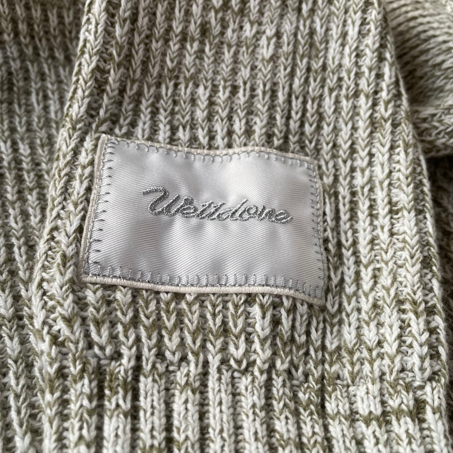 WE11DONE トップス ウェルダン服激安通販 暖かい セーター ニット シンプル 触り心地のいい グレイ_7