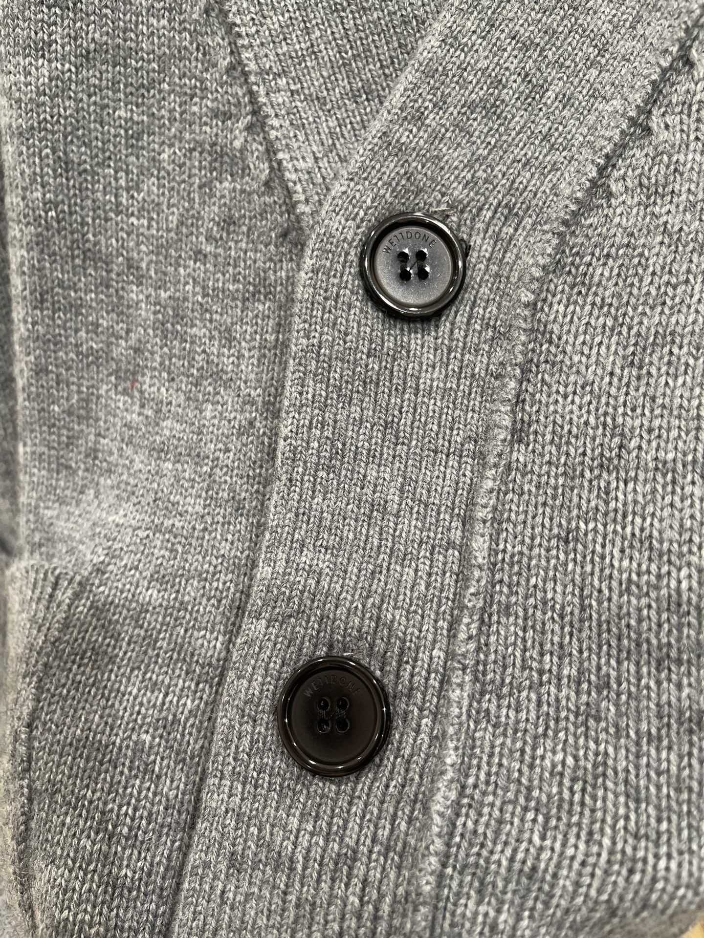 WE11DONE セーター ウォッシャブルｎ級品 人気セールHOT 暖かいトップス ニット ジャケット グレイ_9