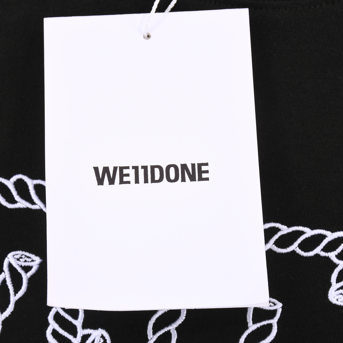 WE11DONE 最安値人気 ウェルダン 韓国激安通販 Tシャツ 純綿トップス 短袖 シンプル ブラック_7