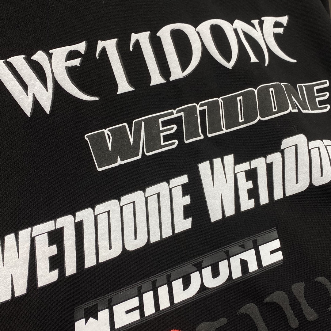 WE11DONE ウェルダン意味スーパーコピー トップス 丸首 長袖tシャツ 純綿 シンプル ブラック_6