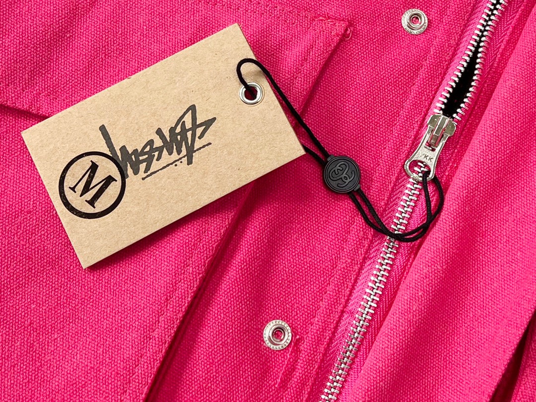 stussy スステューシータグ激安通販 ジャケット アウター 襟 青春 HOT品質保証 ファッション レッド_4