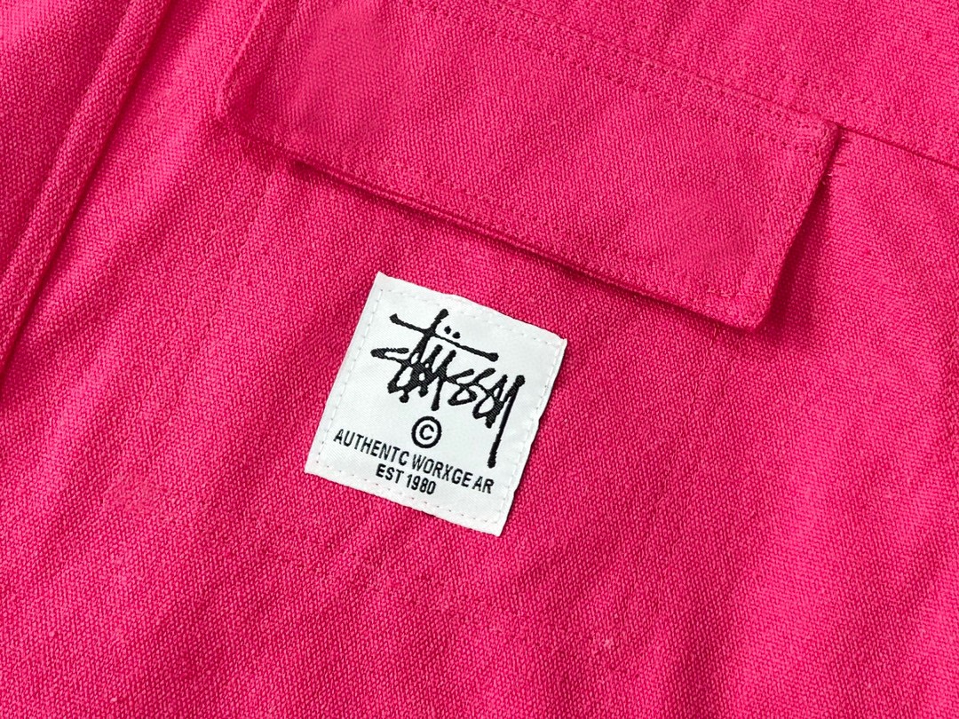 stussy スステューシータグ激安通販 ジャケット アウター 襟 青春 HOT品質保証 ファッション レッド_5