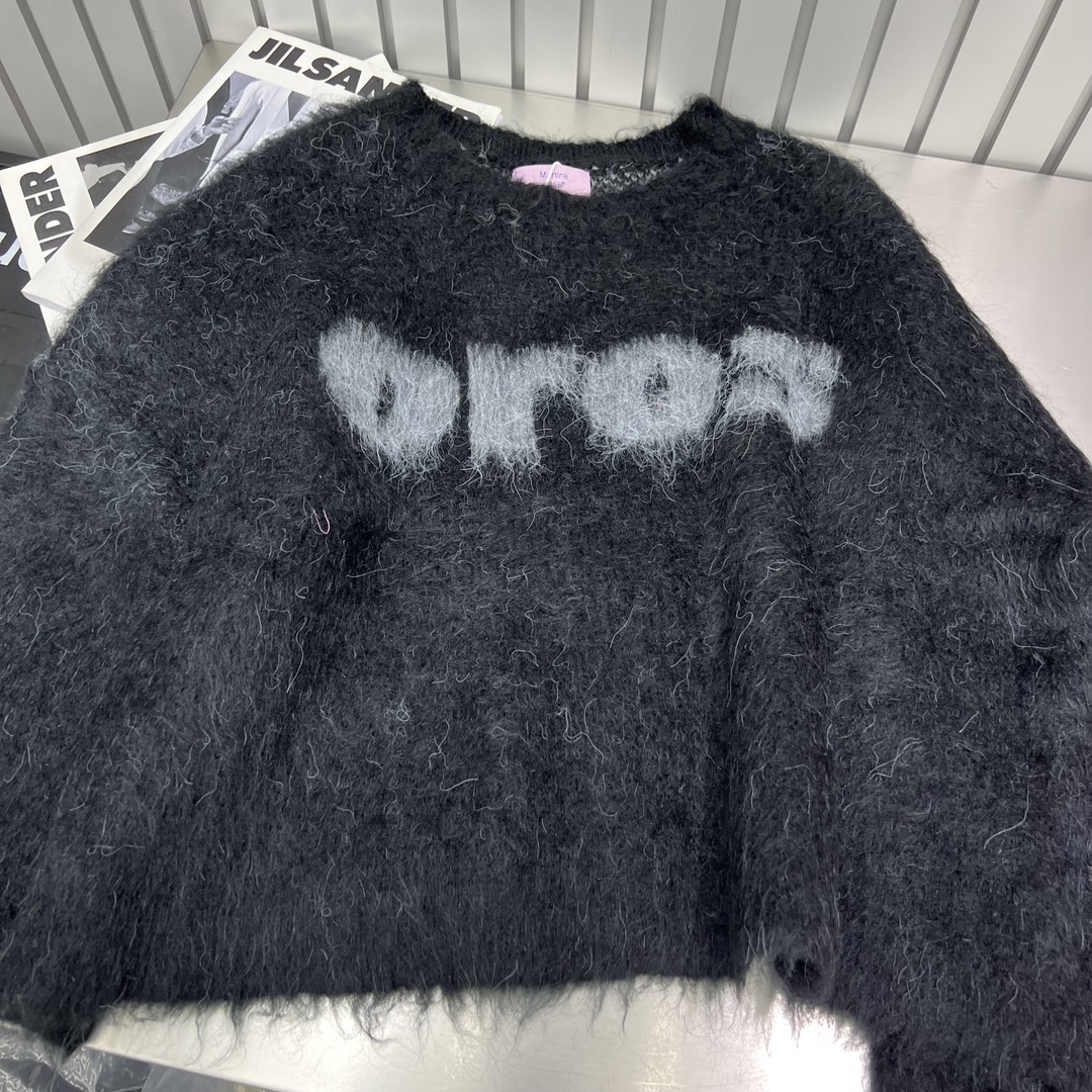 人気セールHOT マーティンローズ ニットｎ級品 トップス ニット 暖かいセーター シンプル ウール 人気新作 グレイ_12