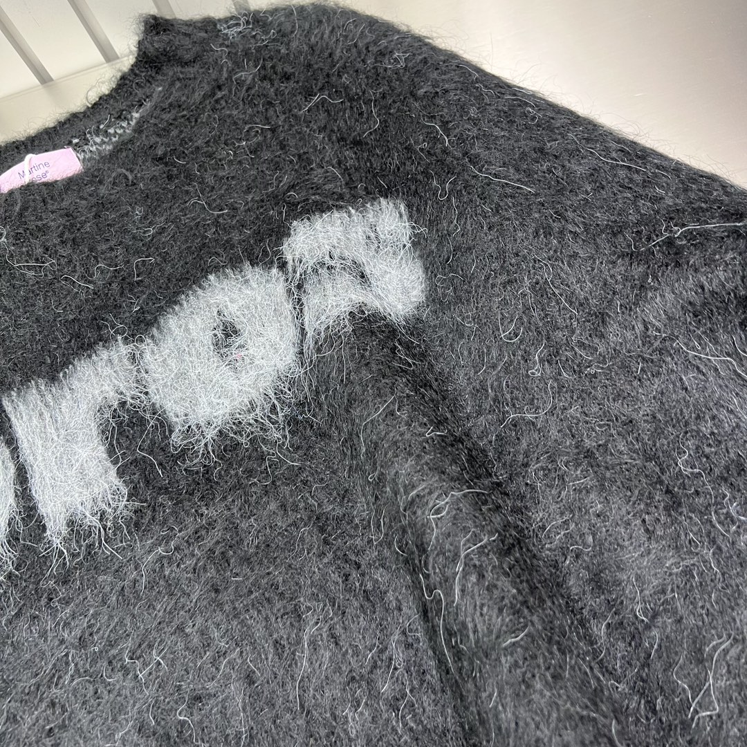 人気セールHOT マーティンローズ ニットｎ級品 トップス ニット 暖かいセーター シンプル ウール 人気新作 グレイ_15