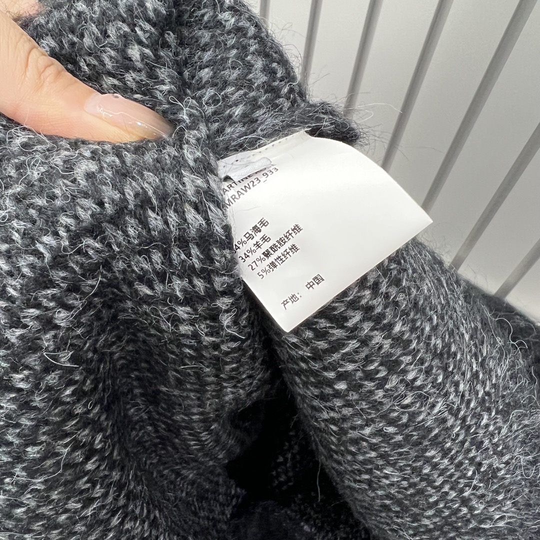 人気セールHOT マーティンローズ ニットｎ級品 トップス ニット 暖かいセーター シンプル ウール 人気新作 グレイ_18