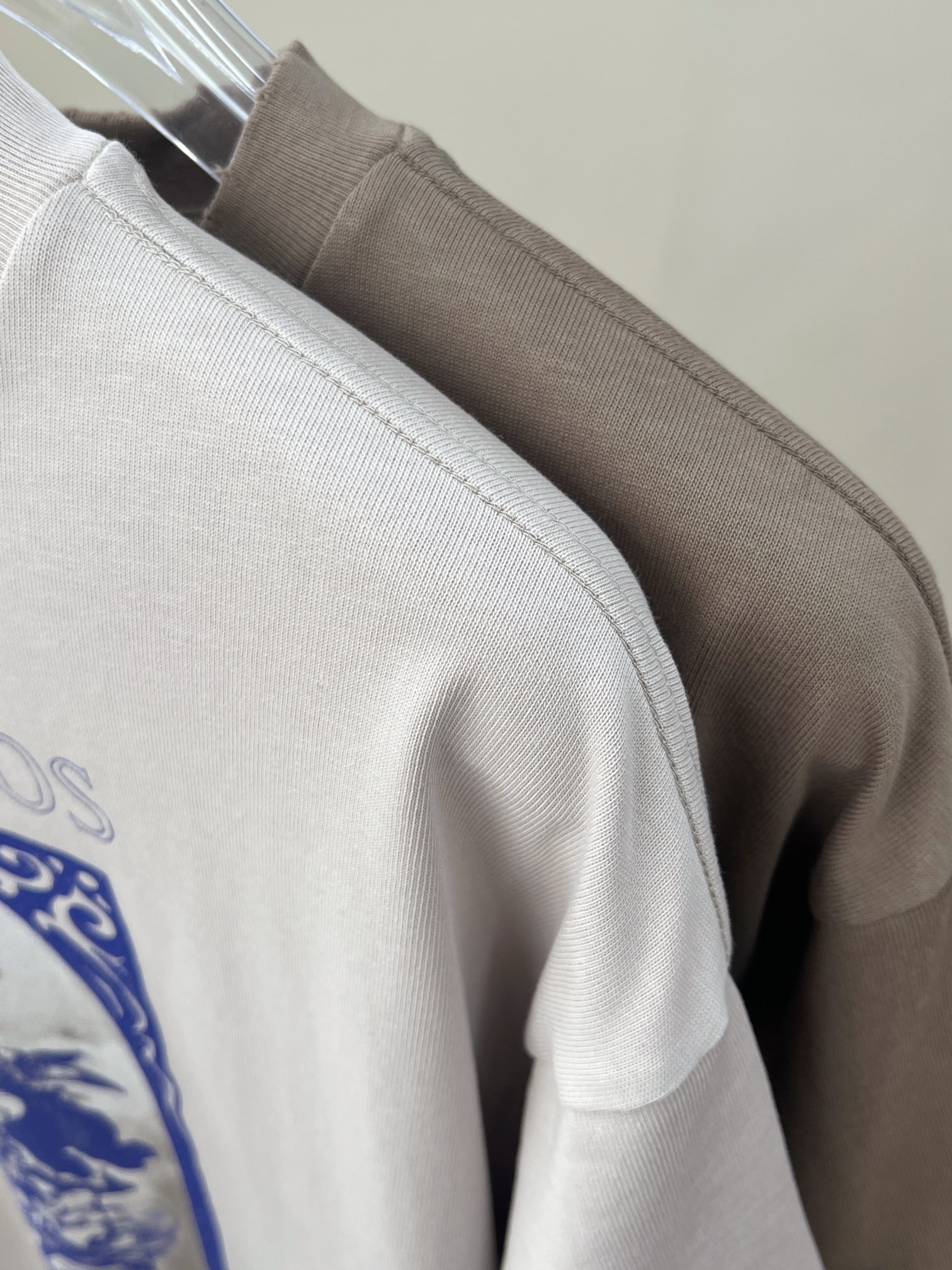 品質保証安い アクネストゥディオズ tシャツ サイズ感偽物 トップス 純綿 大人気 柔らかい 丸首 フェイクレイヤード 2色可選_4