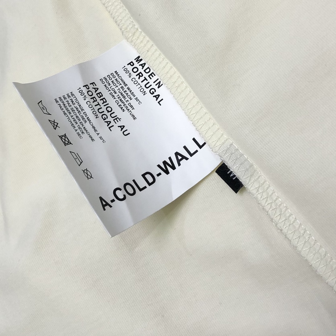 ACOLDWALL トータルリコール tシャツｎ級品 純綿トップス シンプル 半袖 人気新作 柔らかい ホワイト_8