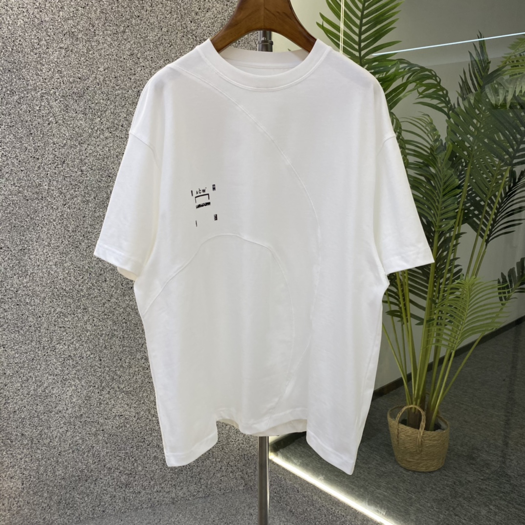 ACOLDWALL コールドレイン tシャツ偽物 ゆったり 純綿トップス シンプル 半袖 人気品 柔らかい 快適 ホワイト_4