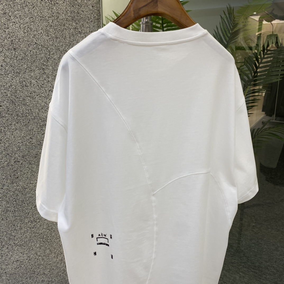ACOLDWALL コールドレイン tシャツ偽物 ゆったり 純綿トップス シンプル 半袖 人気品 柔らかい 快適 ホワイト_7