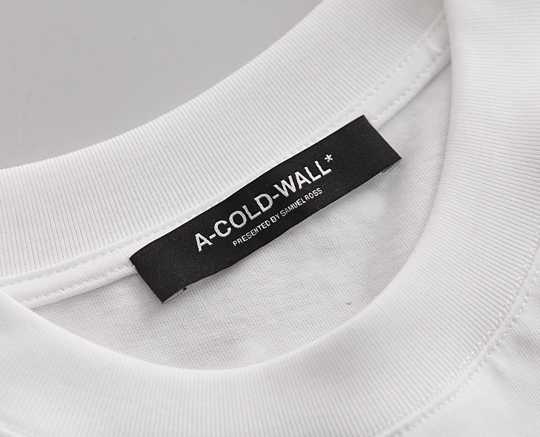 ACOLDWALL アコールドウォール 公式ｎ級品 トップス 短袖 純綿 プリント 丸首 英国に有名なTシャツ シンプル ホワイト_4