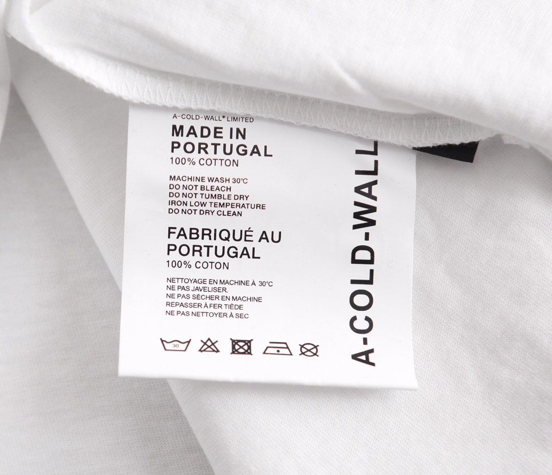 ACOLDWALL アコールドウォール 公式ｎ級品 トップス 短袖 純綿 プリント 丸首 英国に有名なTシャツ シンプル ホワイト_10