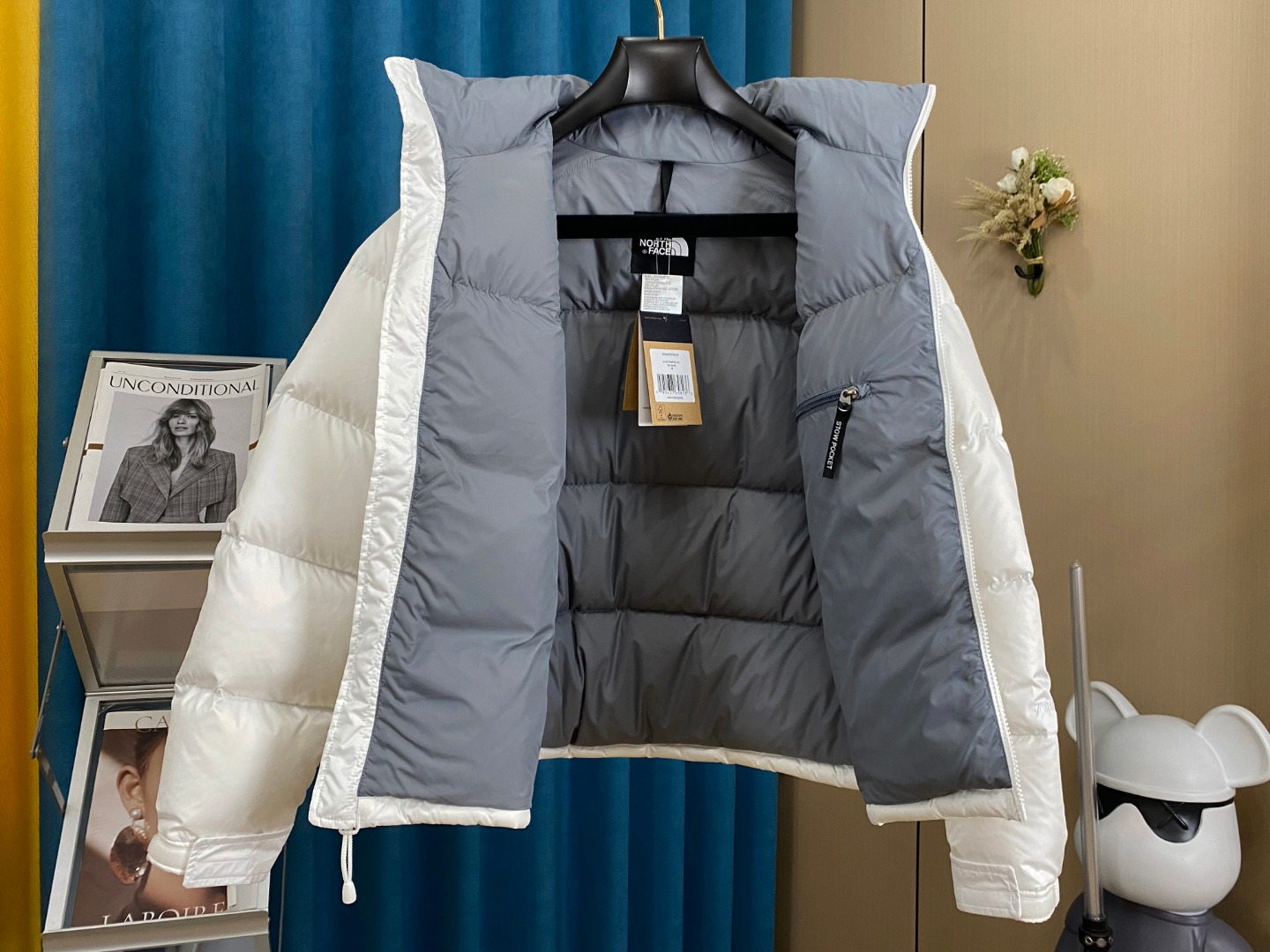 TNF ザノースフェイスのダウンジャケットスーパーコピー 暖かい 保温 ファッション 人気アウター 3色可選 ホワイト_2