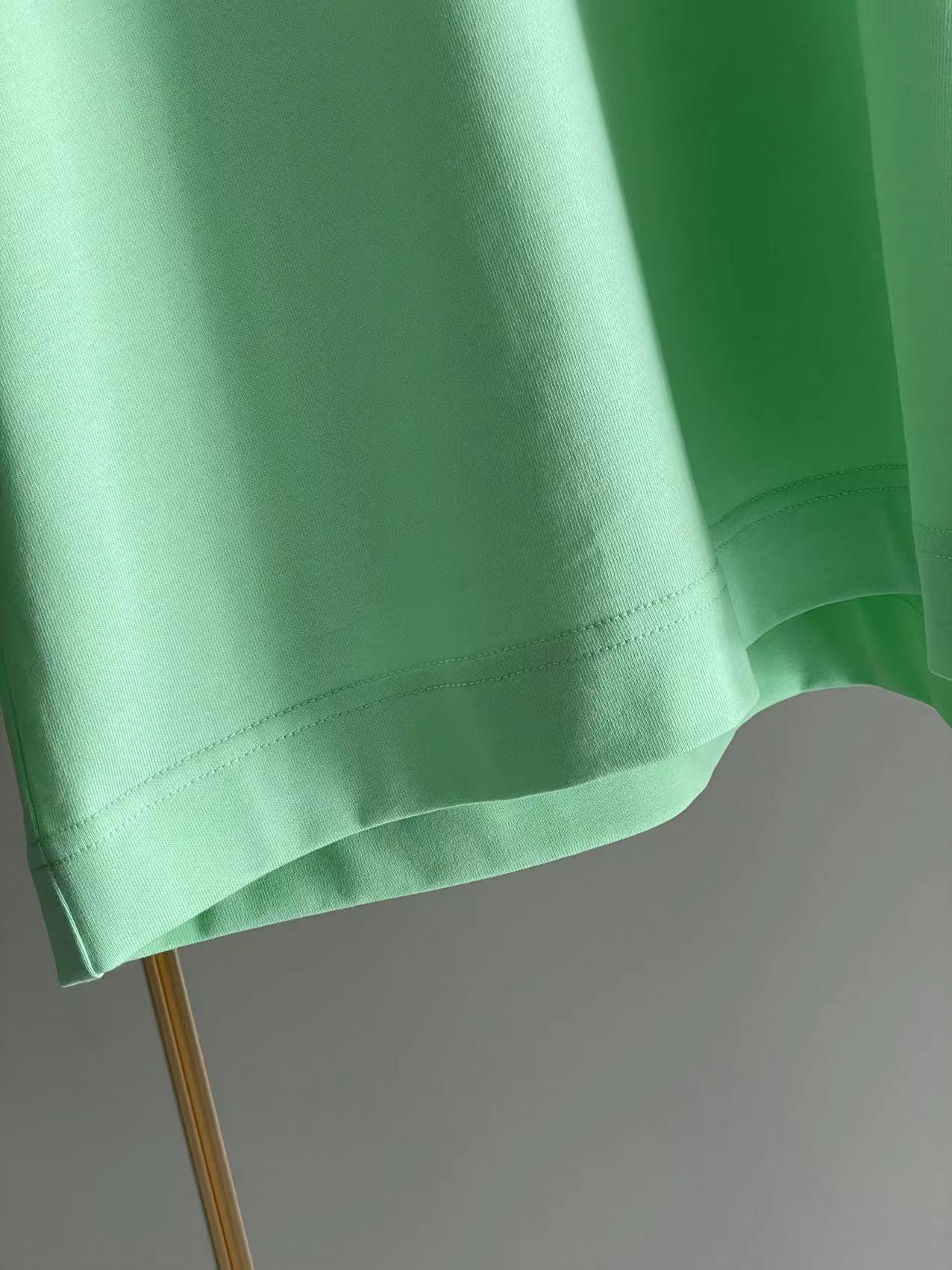 限定セール低価 ジバンシィトートバッグ激安通販 純綿 Tシャツ 半袖 トップス シンプル ロックプリント 大人気 3色可選 グリーン_7