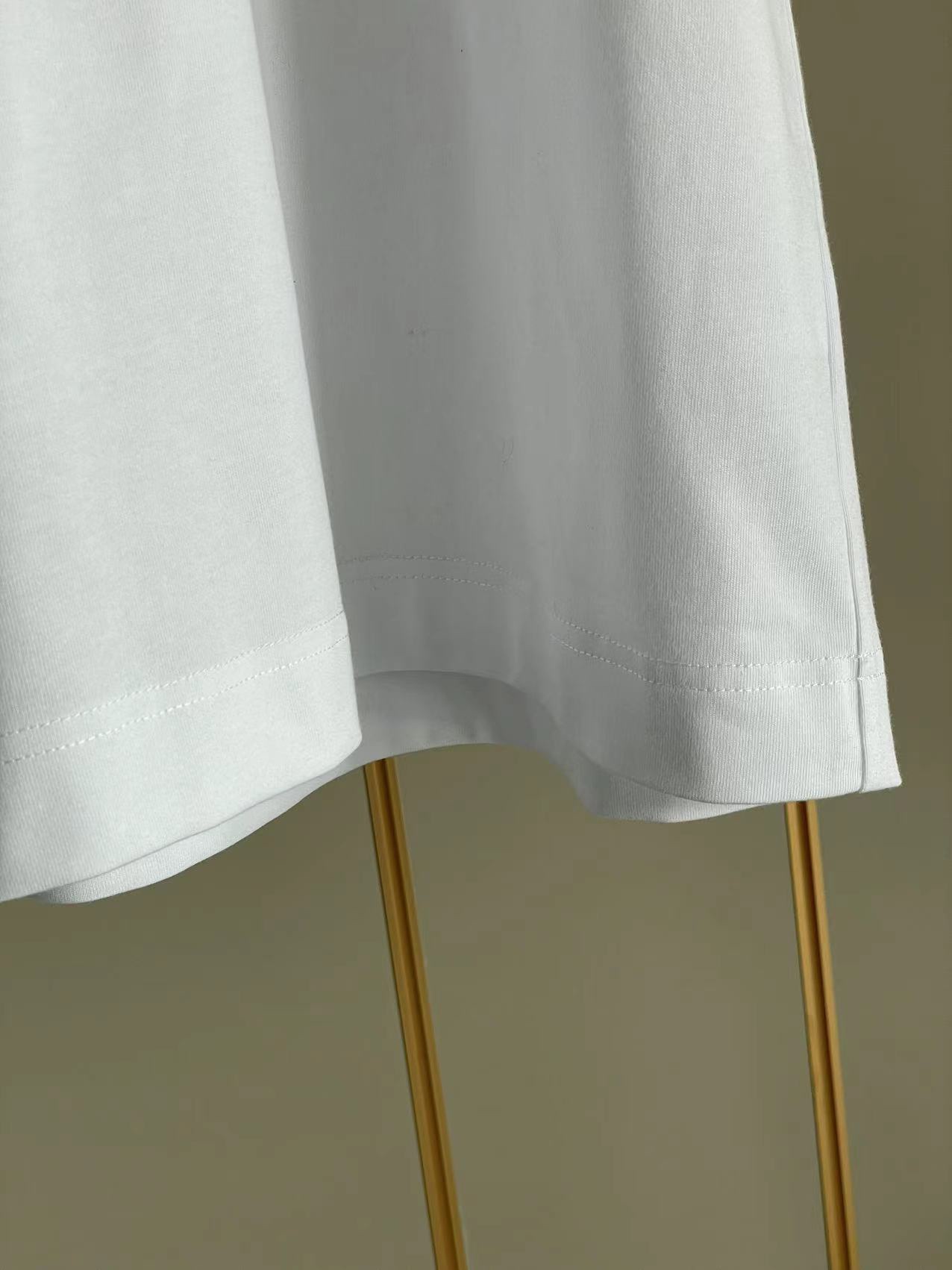 限定セール低価 ジバンシィリップスーパーコピー 純綿 Tシャツ 半袖 トップス シンプル ロックプリント 大人気 3色可選 ホワイト_7