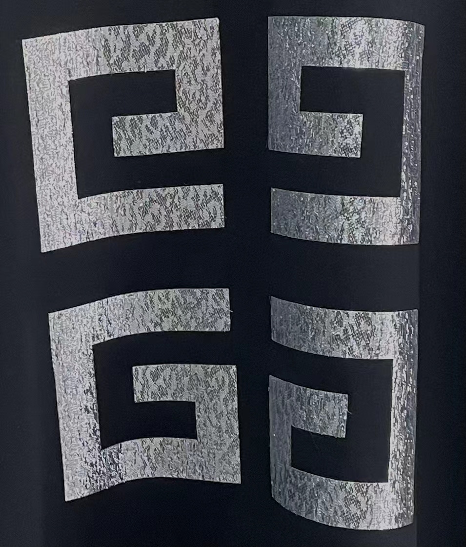 ジバンシィ シャツ激安通販 トップス 純綿 半袖 ファッション ロゴプリント 通気性いい コラボモデルデザイン ブラック_8