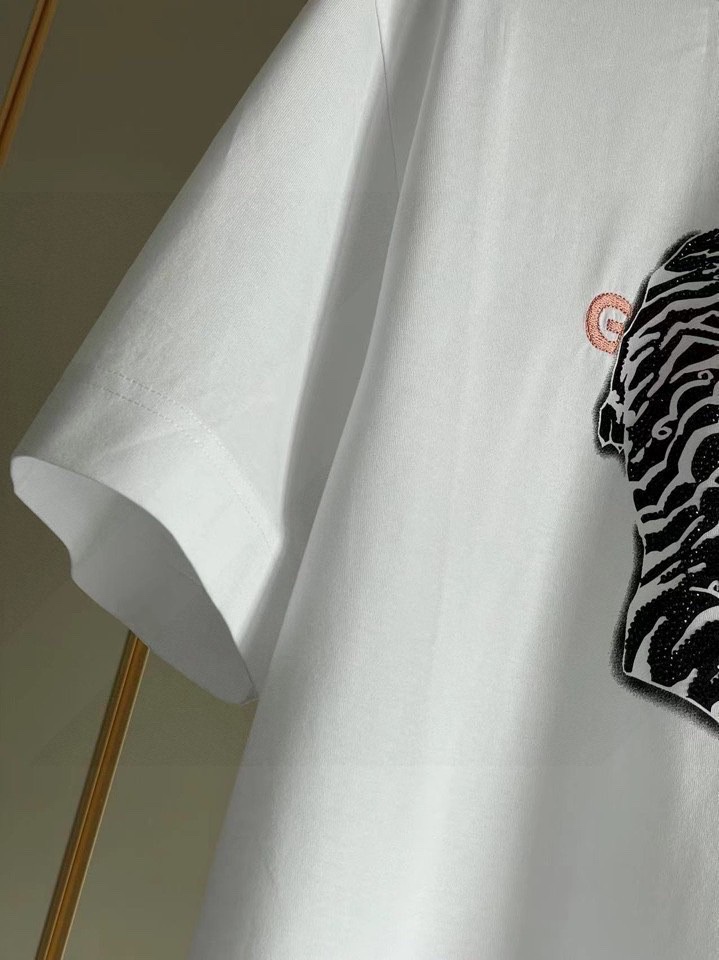 ジバンシィ ティーシャツコピー トップス 純綿 半袖 タイガープリント 柔らかい ファッション Tシャツ 2色可選_6