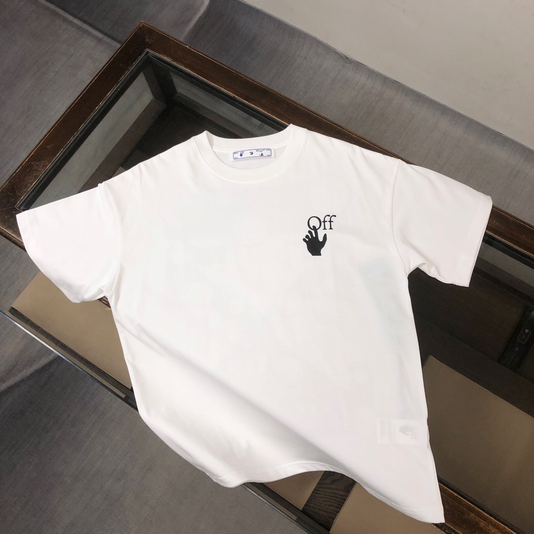 最新作オフホワイト公式 tシャツ 偽物　ブランド　矢印の要素　春夏_1