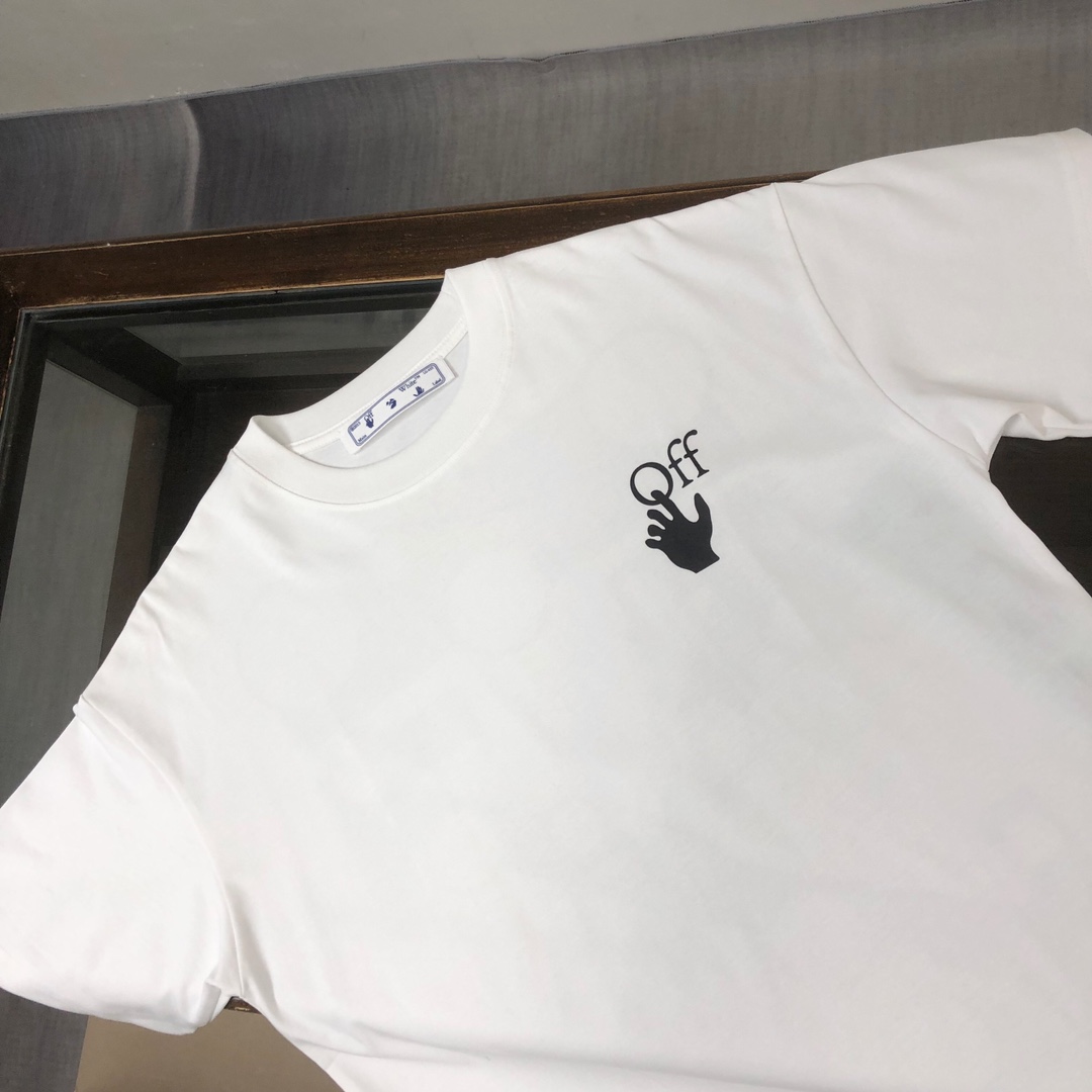 最新作オフホワイト公式 tシャツ 偽物　ブランド　矢印の要素　春夏_3