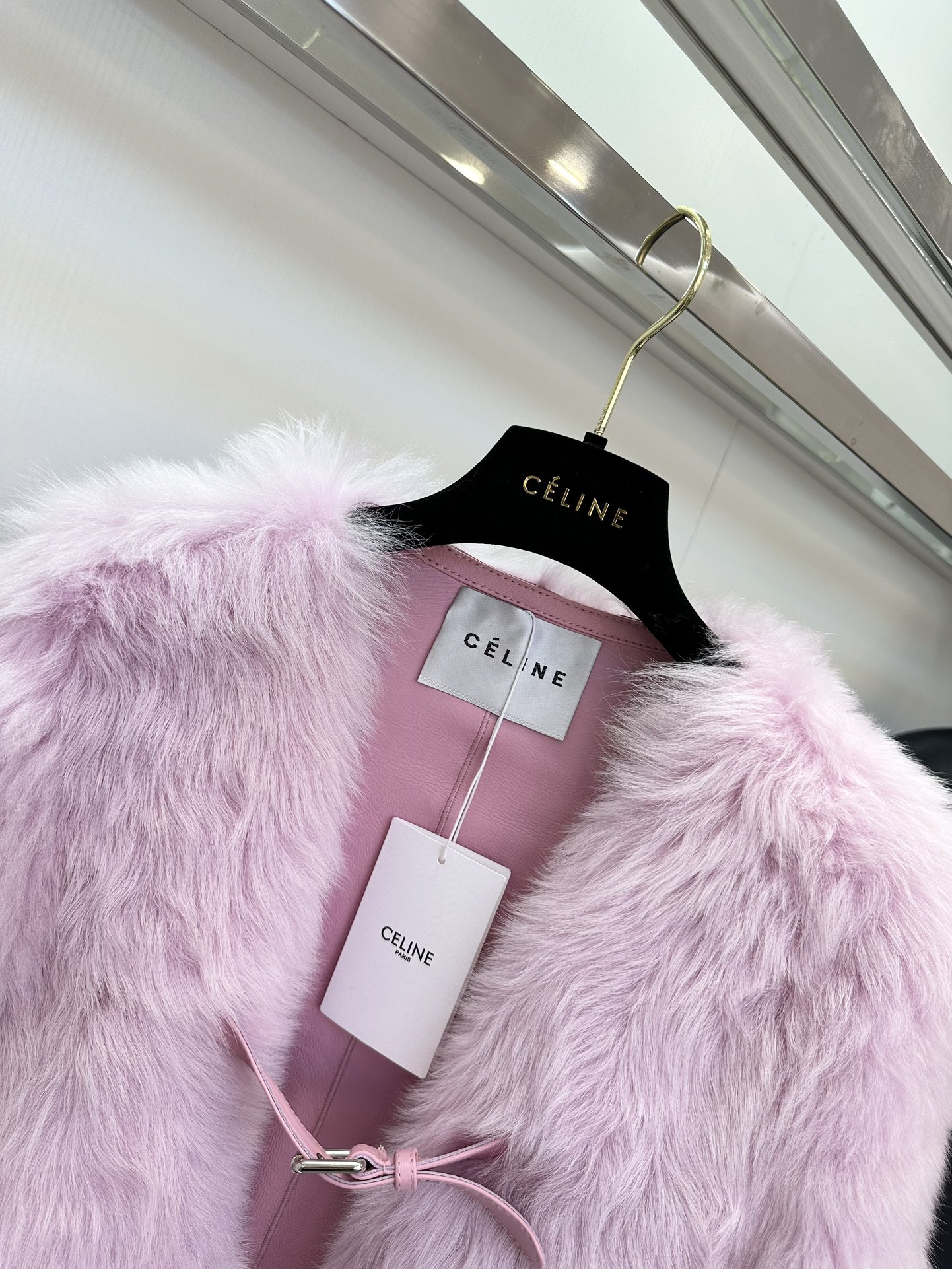 セリーヌ ジャンパー偽物 鮮やかな色 イタリア製 高級品 もこもこ 暖かい ファッション レディース 3色可選 ピンク_6