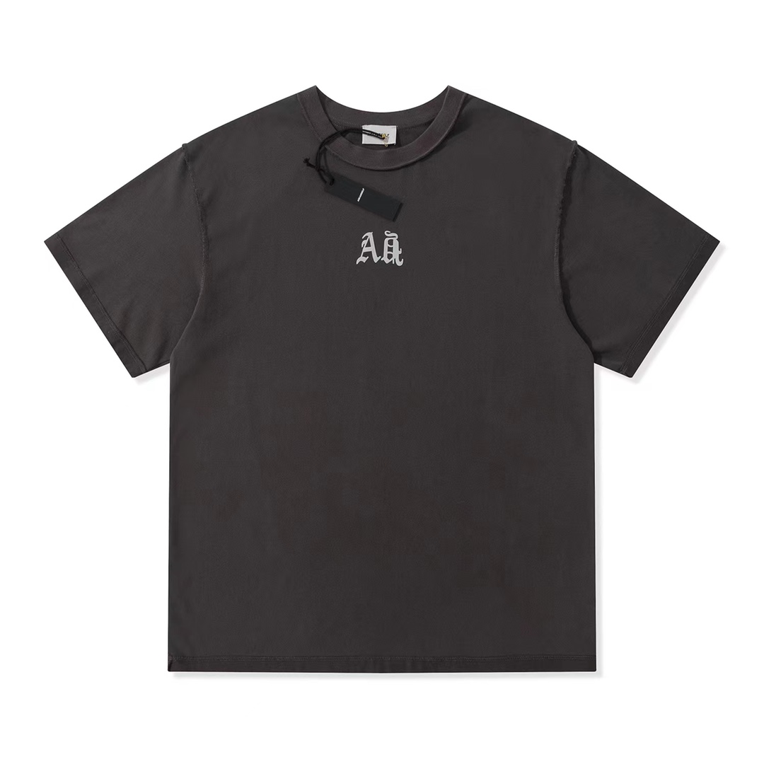 ASKYURSELF 夏新品 tシャツ アメリカサイズ激安通販 トップス 柔らかい 短袖 純綿 シンプル プリント ブラック_1